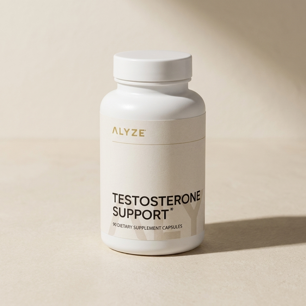 ALYZE Testosterone Support bottle